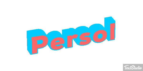 Persol Text effect