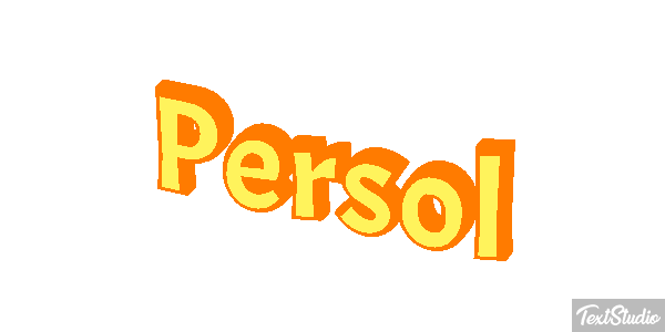 Persol Text effect
