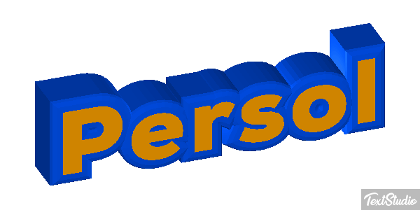 Persol Text effect