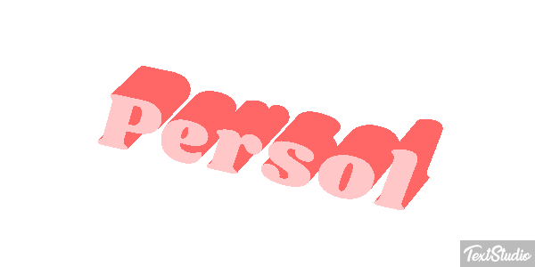 Persol Text effect