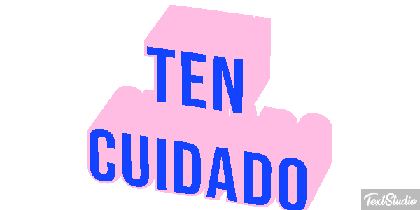 Ten cuidado Efecto de texto