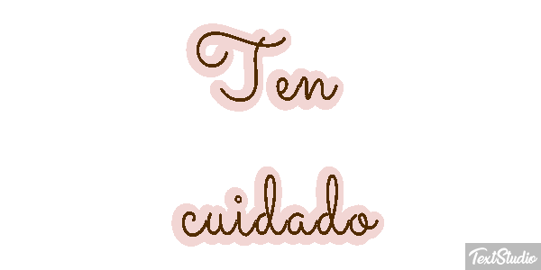 Ten cuidado Efecto de texto