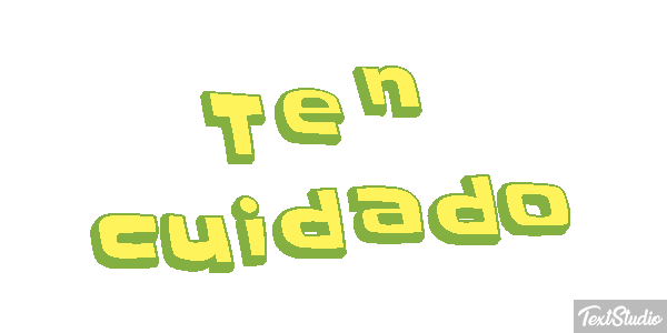 Ten cuidado Efecto de texto