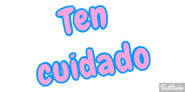 Ten cuidado Efecto de texto