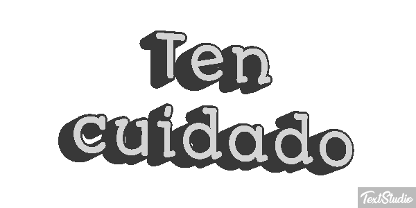 Ten cuidado Efecto de texto