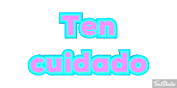Ten cuidado Efecto de texto