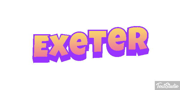 Exeter Текстовый эффект