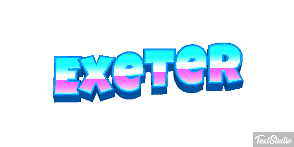 Exeter Текстовый эффект