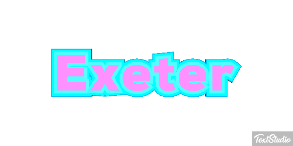 Exeter Текстовый эффект