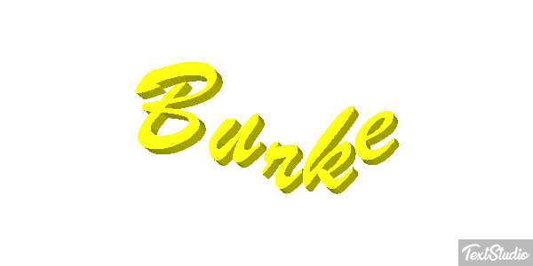 Burke Text effect