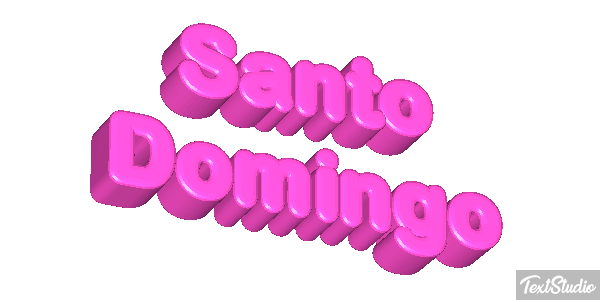 Santo Domingo Effetto testo