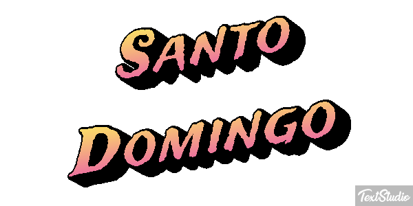 Santo Domingo Effetto testo
