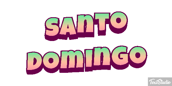 Santo Domingo Effetto testo