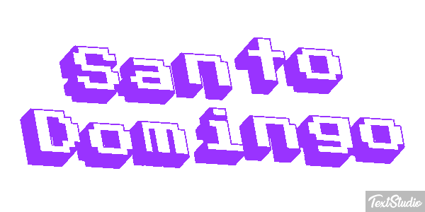 Santo Domingo Effetto testo