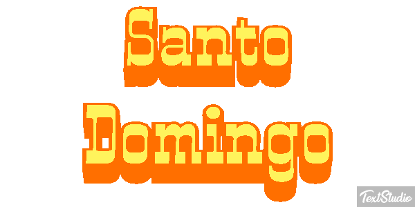 Santo Domingo Effetto testo