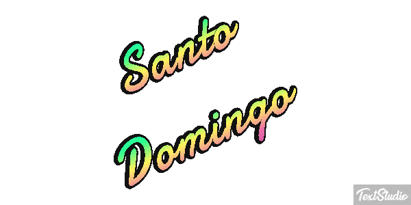 Santo Domingo Effetto testo
