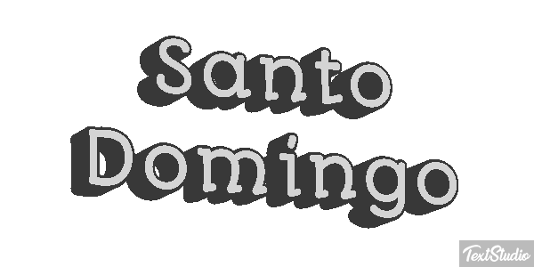 Santo Domingo Effetto testo