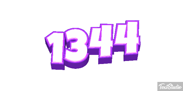 1344 Text effect