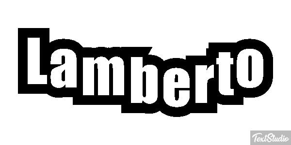 Lamberto Efecto de texto