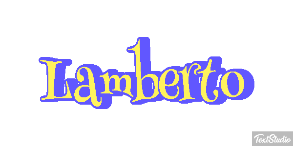 Lamberto Efecto de texto