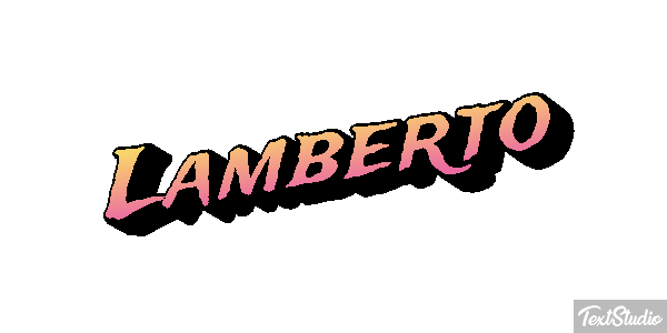 Lamberto Efecto de texto