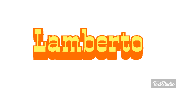 Lamberto Efecto de texto
