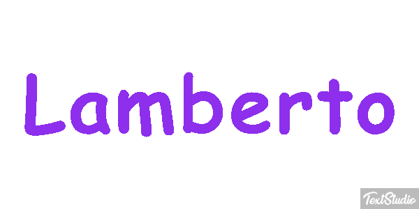 Lamberto Efecto de texto