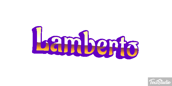 Lamberto Efecto de texto