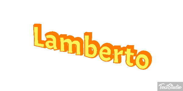 Lamberto Efecto de texto