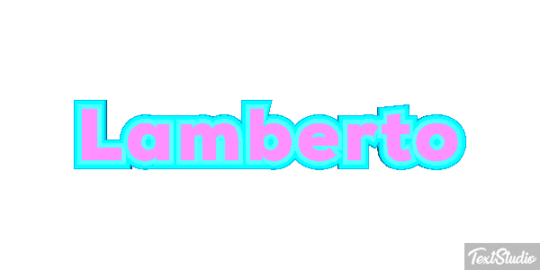 Lamberto Efecto de texto
