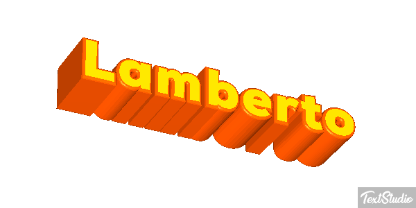 Lamberto Efecto de texto