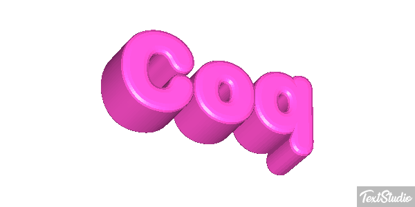 Coq テキスト効果