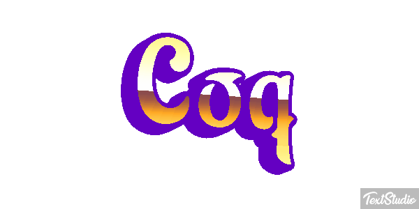 Coq テキスト効果