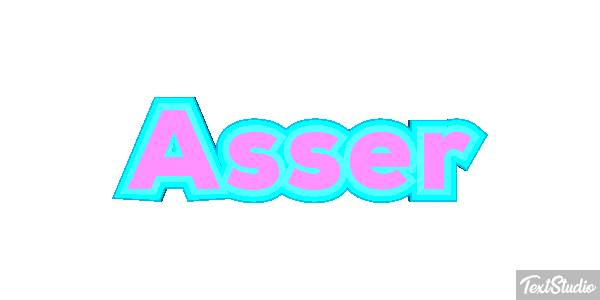 Asser Text effect