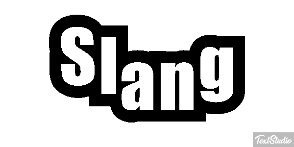 Slang Tekst effect
