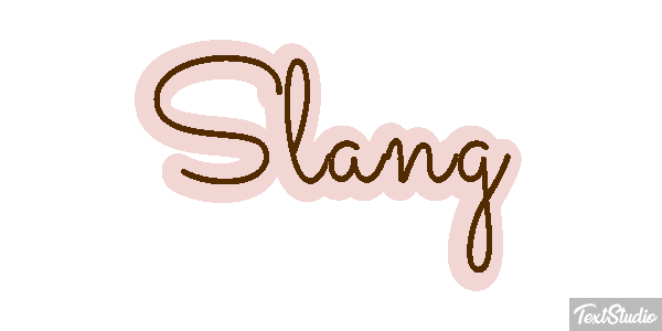 Slang Tekst effect