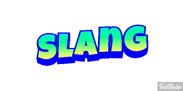Slang Tekst effect