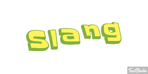 Slang Tekst effect