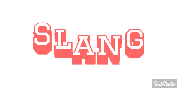 Slang Tekst effect