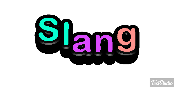 Slang Tekst effect