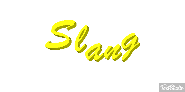 Slang Tekst effect