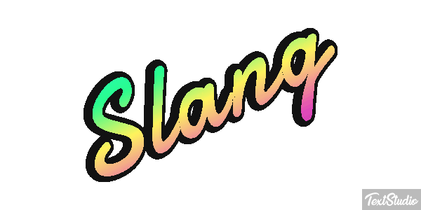 Slang Tekst effect