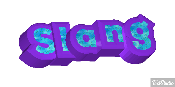 Slang Tekst effect