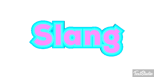 Slang Tekst effect