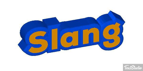 Slang Tekst effect