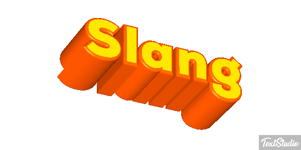 Slang Tekst effect