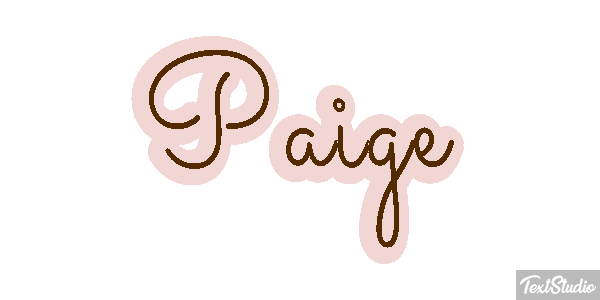 Paige Tekst effect