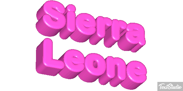Sierra Leone Text effect