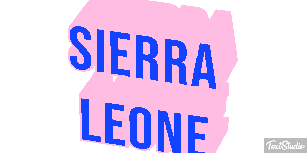 Sierra Leone Text effect