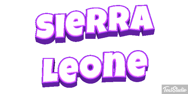 Sierra Leone Text effect